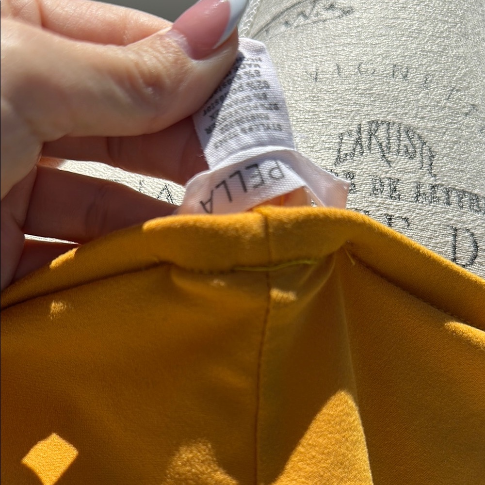 Yellow Ruched Off-Shoulder Mini Dress - Picture 11 of 17